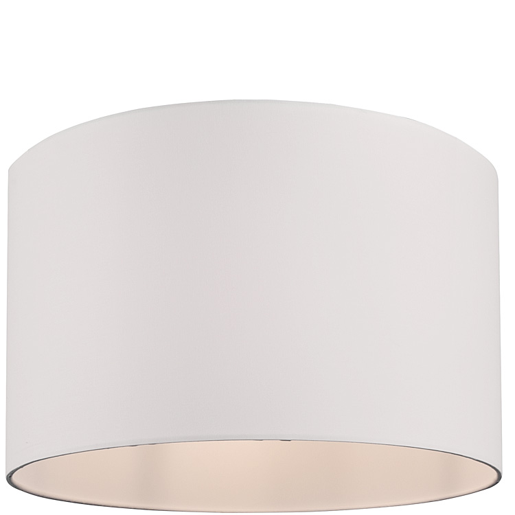 Trio Leuchten Stoffschirm S3012-01 weiß Ø 40cm für Stehleuchte Korba Lampenschirm zu 301200101 / 401200101 / 601200101 Innenseite weiß 4017807502640  Ersatzschirm 4017807502626 Ersatzteil  Trio-Lighting Arnsberg Trio International  E27 Fassung
