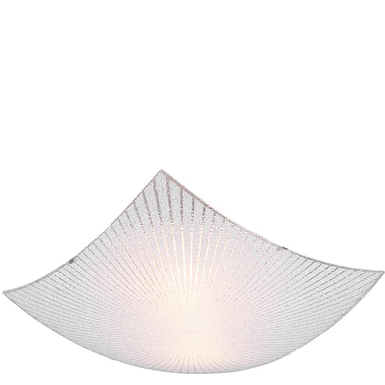 Trio Leuchten Ersatzglas G61222-52 Glasschirm 40x40cm transparent für Deckenleuchte Elisa 612200200 Lampenglas Glaskuppel Glasscheibe Trio-Lighting Arnsberg 4017807522051