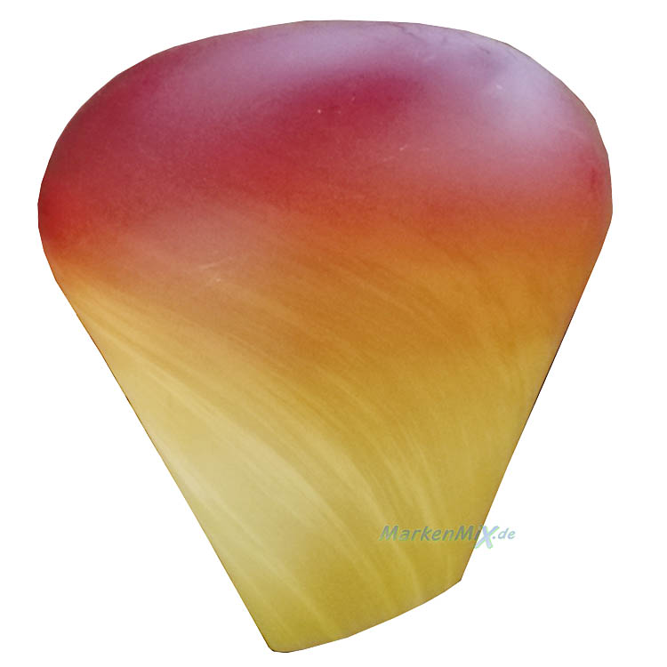 Trio Ersatzglas 9545-17 Glasschirm  rot / gelb Farbverlauf für Pendelleuchten 3413011-17 Glasglocke 341301117 Glaskuppel 341333117 Glashaube 3413331-17 Glaskugel Kugelglas 4017807119756  Trio-Lighting Arnsberg