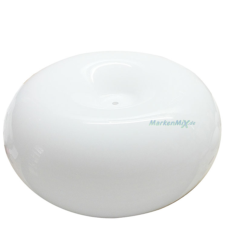 Trio Ersatzglas Ø 38cm Kugelglas für Deckenleuchte 6140021-01 Glasschirm weiss glänzend Glasglocke Kugelglas 614002101 Glashaube Glaskugel 4017807119282 Trio-Lighting Arnsberg