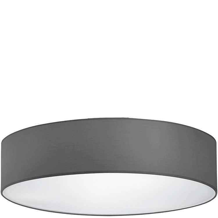 Trio Leuchten Stoffschirm S60392-11 grau Ø 50cm x H 12cm für Deckenleuchte Hotel 603900311 Ersatzschirm Ersatzteil Trio-Lighting Arnsberg Trio International  4017807505627 Textilschirm