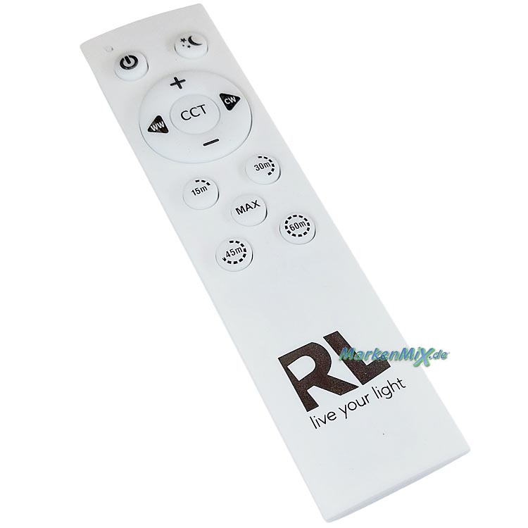 RL Reality Leuchten Fernbedienung für LED Deckenleuchte Gravity R67693800 / R67695800 4017807600766  4017807600773