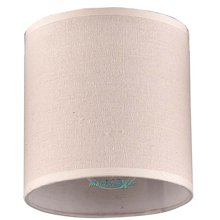 Trio Leuchten Ersatzschirm Ø 15cm Lampenschirm zu Leuchten-Serie Ross Pendelleuchte 303100417 Stoffschirm beige Ersatzteil Trio-Lighting Arnsberg Trio International 4017807567779