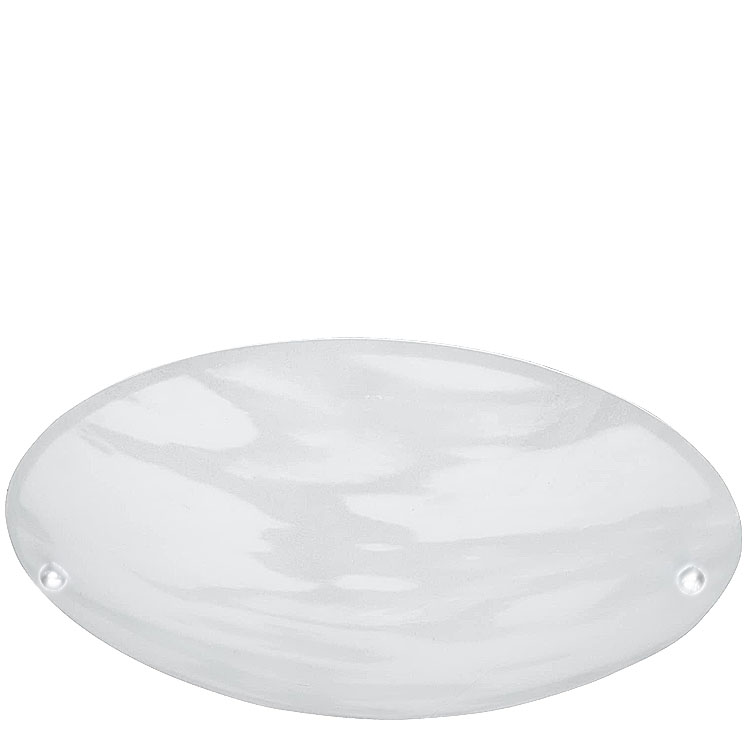 Trio Ersatzglas 9523-07 alabaster weiß Ø 25cm Glasscheibe für Deckenleuchte 6196011-07 Glasschirm 4017807138245 Ersatzschirm Lampenschirm Abdeckglas  Trio-Lighting Arnsberg