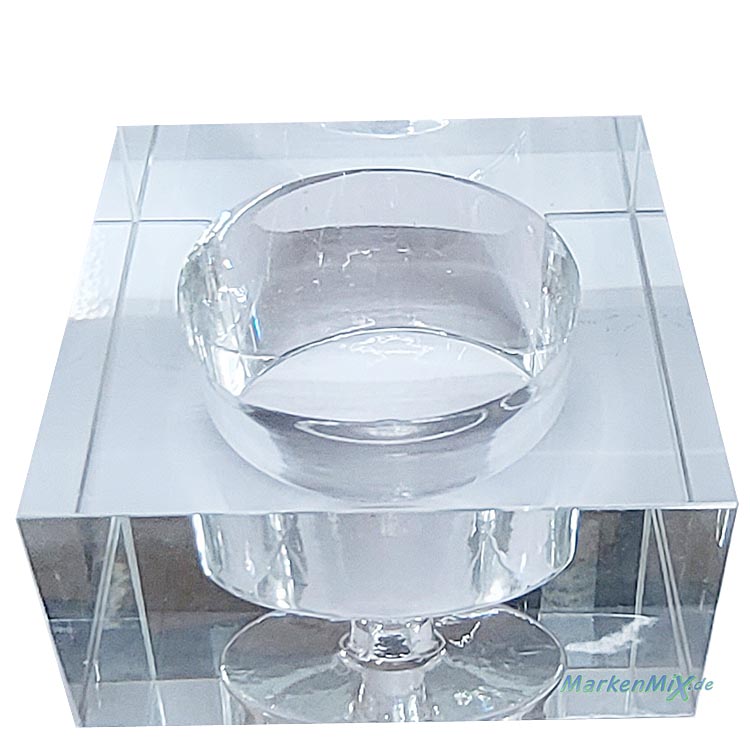 Trio Leuchten Ersatzglas 92463 Glaswürfel klar für Deckenleuchten 621910306 u. 621910506 Lampenschirm Glasschirm Ersatzteil  Trio-Lighting Arnsberg  4017807230574