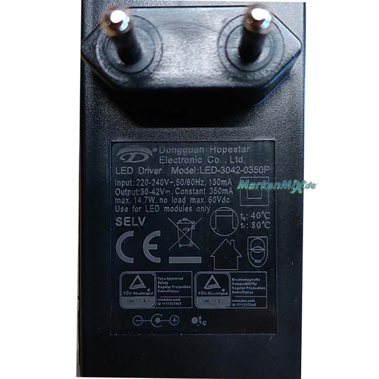 Reality Ersatz-Stecker-Netzteil 14,7W zu LED Stehleuchte Solo R42791105 / R42791132 / R42791179