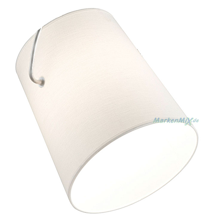 Ersatzschirm für Trio Serie Meran Ø 28cm Stoffschirm weiß zu 306800107 406800107 Ersatzschirm 4017807387759 Lampenschirm aus Stoff 4017807387735 Ersatzlampenschirm