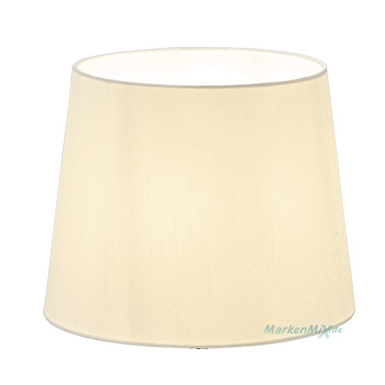 Stoffschirm weiß Ø 25,5cm für Trio Tischleuchte Lyon Ersatzschirm zu 209100107 209100108 509100107 509100108 4017807398557 Lampenschirm aus Stoff 4017807398540 Ersatzlampenschirm 4017807398557 4017807398540