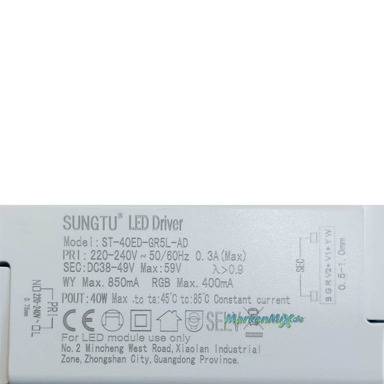 Trio Ersatz-Treiber zu Leuchten Serie Yuma 40W LED Driver für Deckenleuchte 641719287